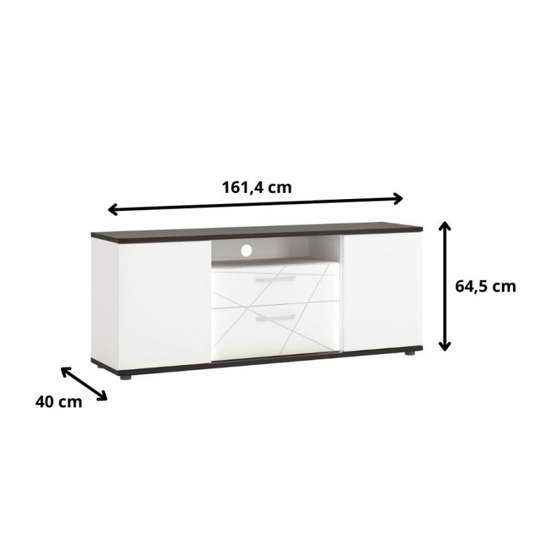 Komoda RTV 2D Venezia VENF01 Meble Wójcik Kolekcja Venezia