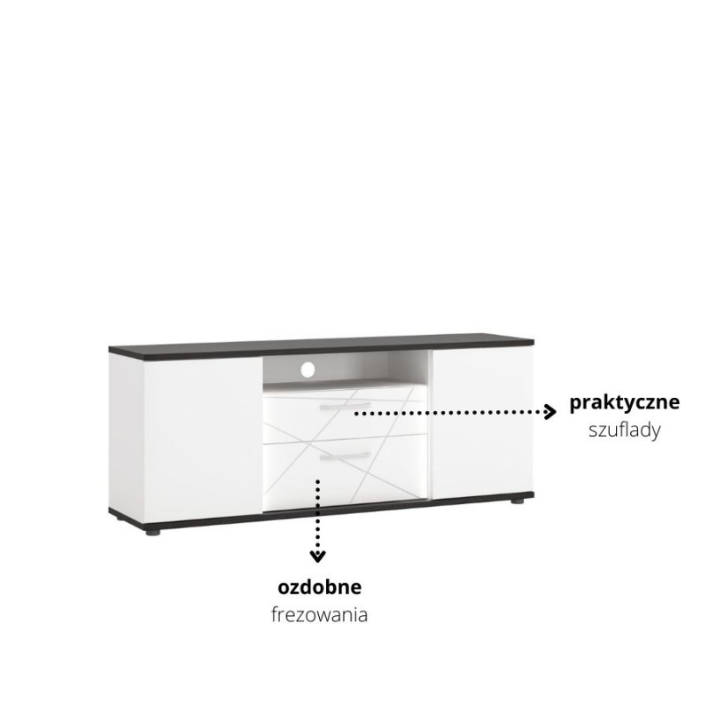 Komoda RTV 2D Venezia VENF01 Meble Wójcik Kolekcja Venezia