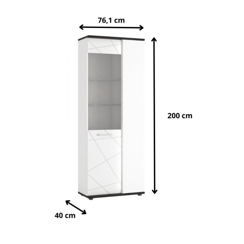 Witryna 2D Venezia VENV01P Meble Wójcik Kolekcja Venezia