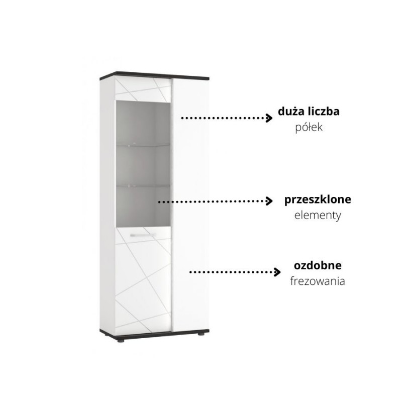 Witryna 2D Venezia VENV01P Meble Wójcik Kolekcja Venezia