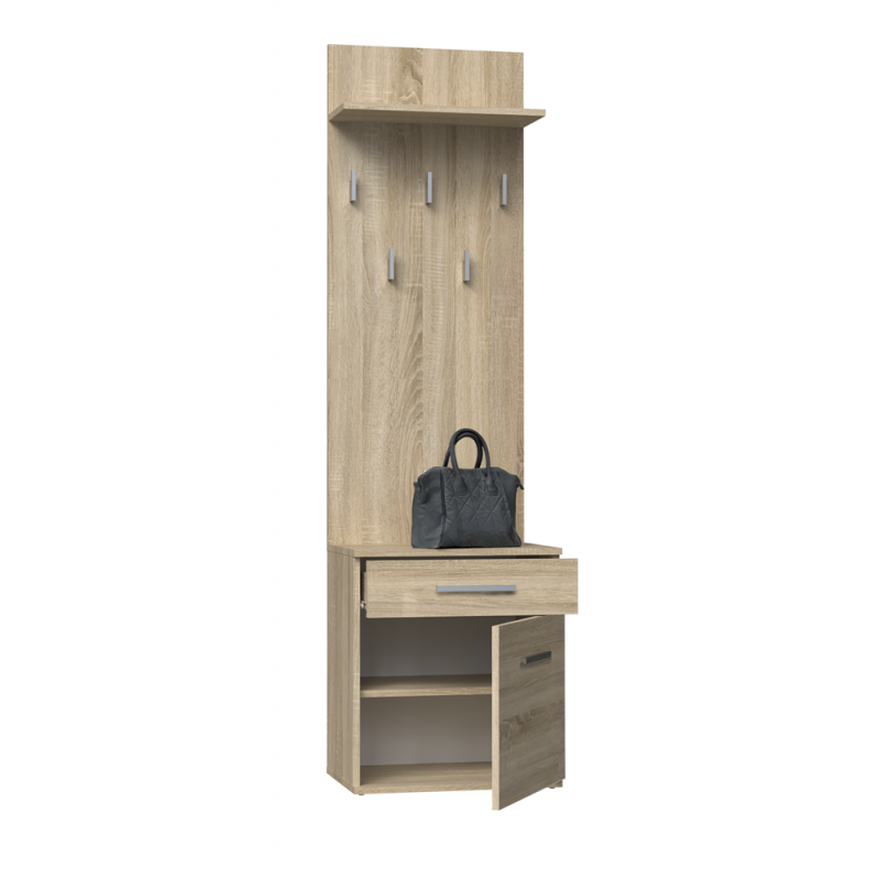 WIESZAK SZAFKA NA BUTY MISSISIPI DĄB SONOMA