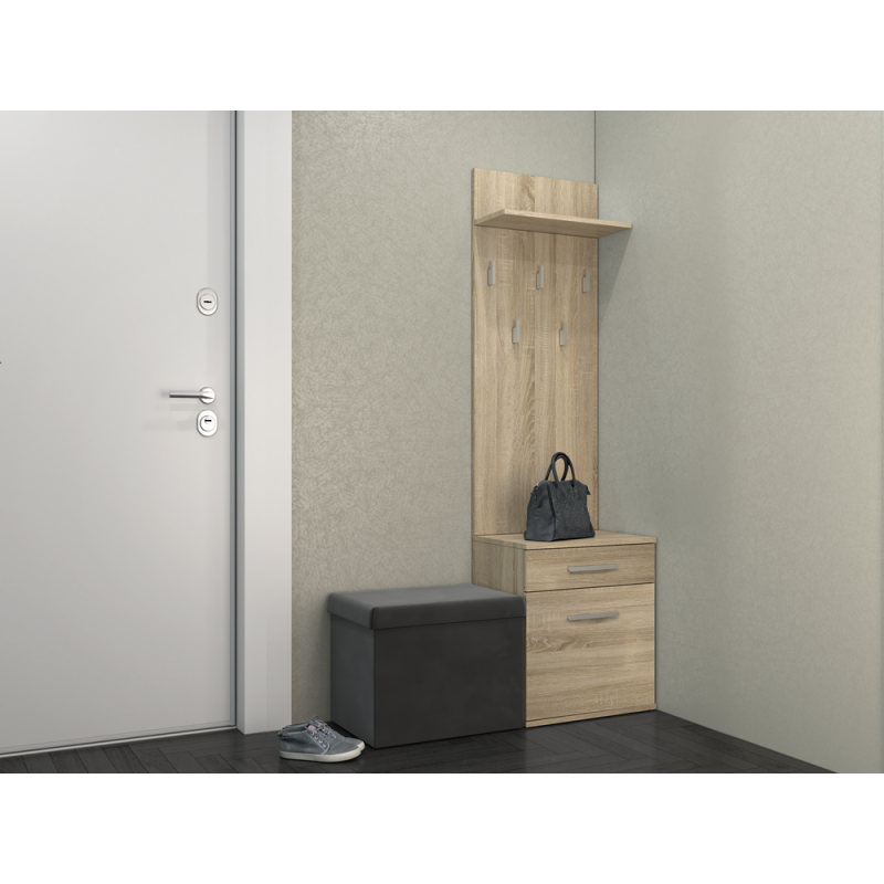 WIESZAK SZAFKA NA BUTY MISSISIPI DĄB SONOMA