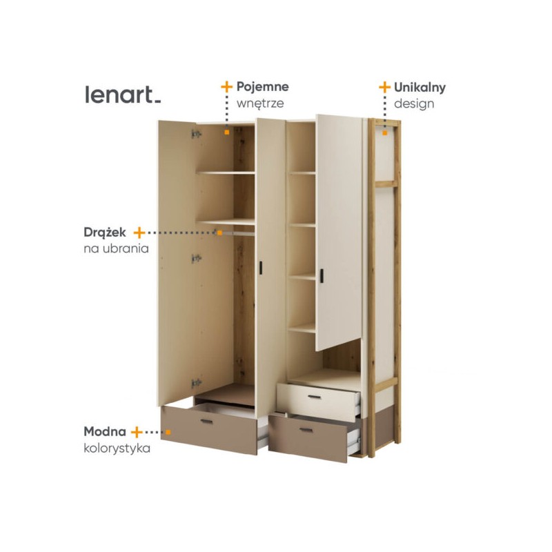 Szafa Lenny LY-01 Lenart Meble