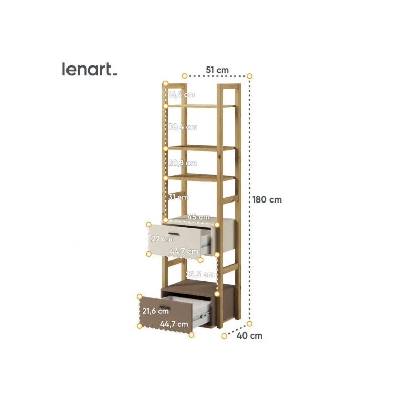 Regał Lenny LY-03 Lenart Meble