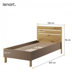 Łóżko Lenny LY-10 Lenart Meble