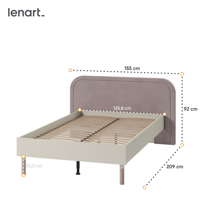 Łóżko Harmony HR-09 Lenart Meble