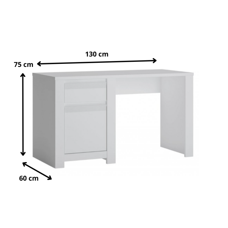 Biurko do pokoju młodzieżowego Novi Typ NVIB01 Meble Wójcik