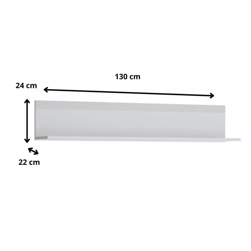 Półka do pokoju młodzieżowego Novi Typ NVIP01 Meble Wójcik