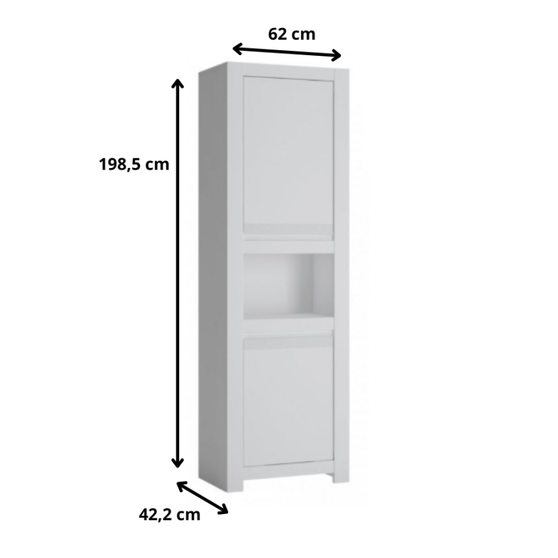 Bieliźniarka do pokoju młodzieżowego Novi Typ NVIS01 Meble