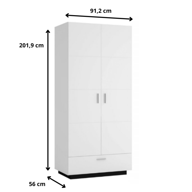 Szafa 2D1S Ravenna RAVS01 Meble Wójcik