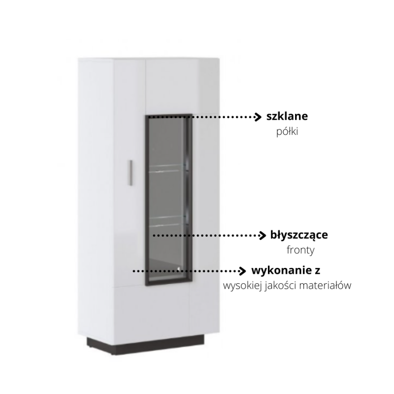 Witryna Ravenna RAVV02 R Meble Wójcik