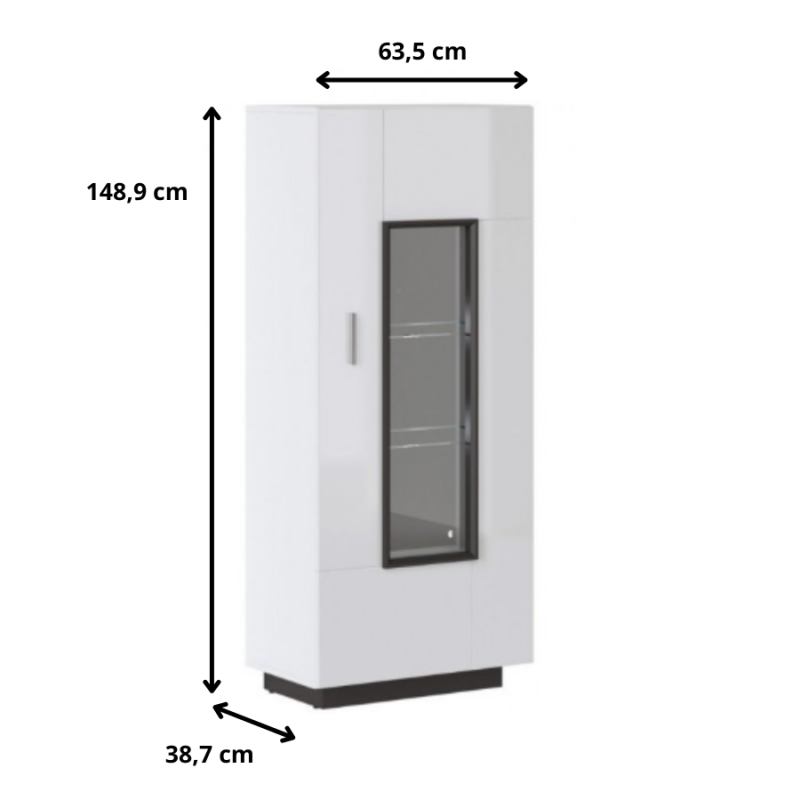 Witryna Ravenna RAVV02 R Meble Wójcik