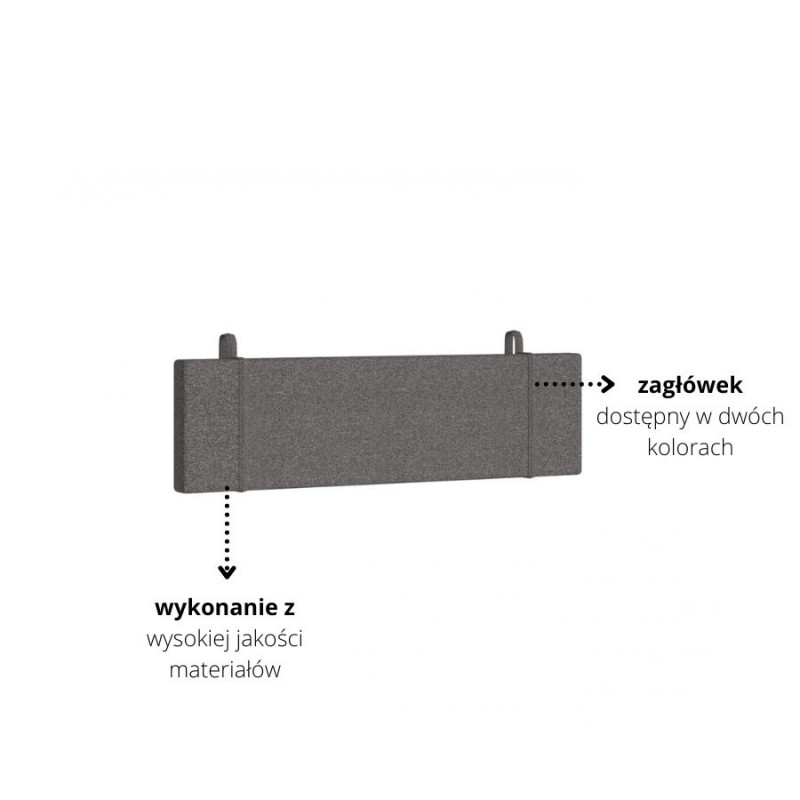 Wezgłowie wiszące Twenty MWPT01 Meble Wójcik