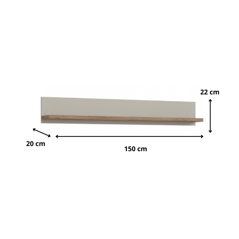 Półka Rivero RIVP01 Meble Wójcik