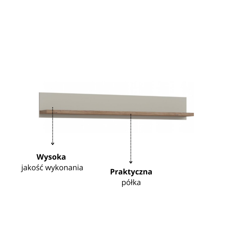 Półka Rivero RIVP01 Meble Wójcik