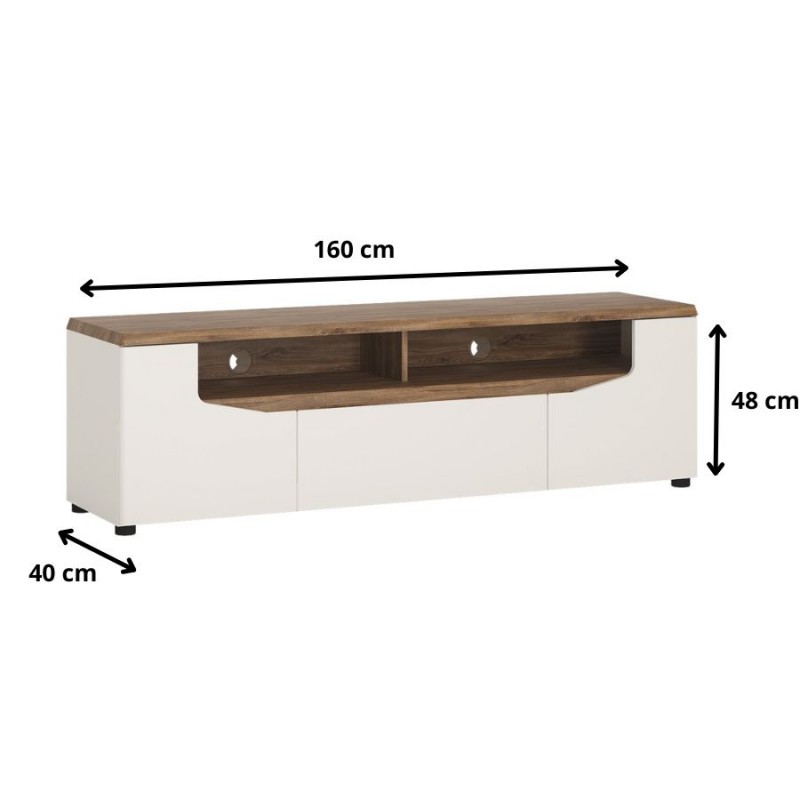 Szafka RTV Toledo Typ TOLF02 Meble Wójcik Kolekcja Toledo