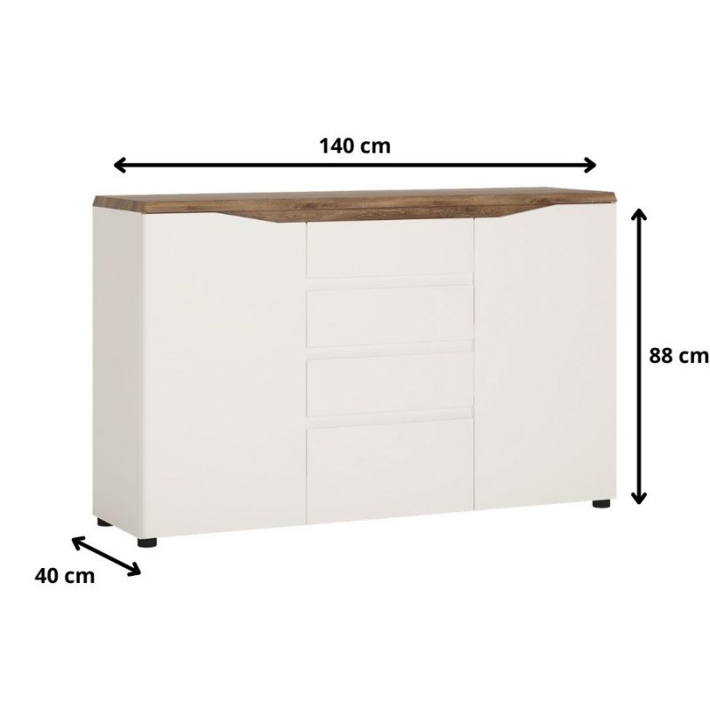 Komoda Toledo Typ TOLK01 2D - 4S Meble Wójcik Kolekcja Toledo