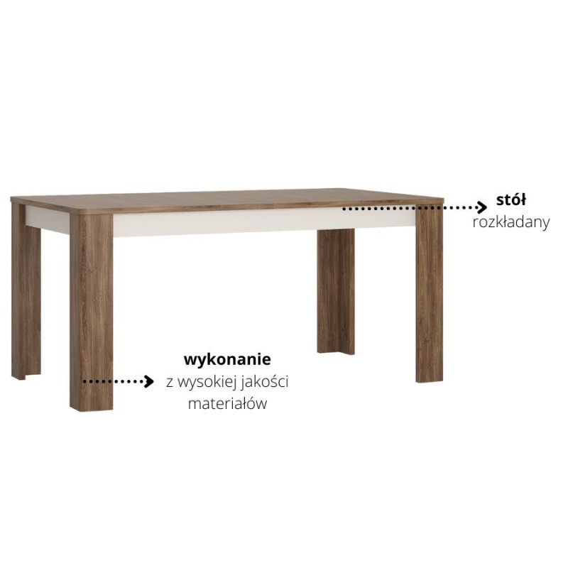 Stół rozkładany Toledo Typ TOLT03 Meble Wójcik Kolekcja Toledo