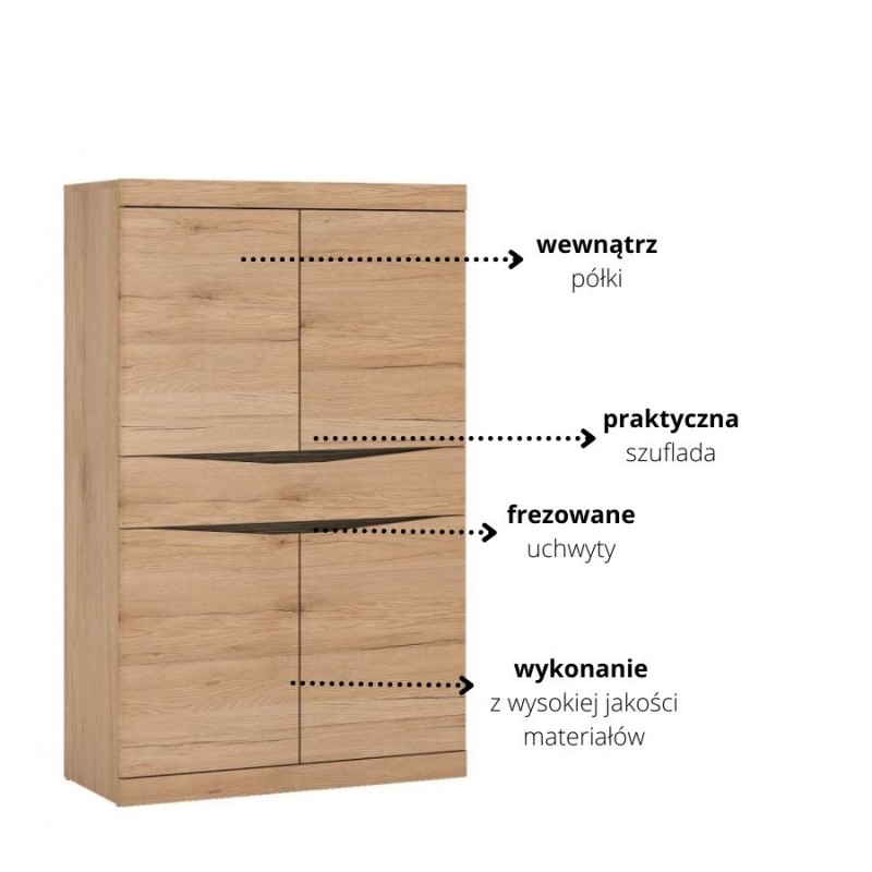 Komoda 4D-1S Summer Typ 30 Meble Wójcik Kolekcja Summer