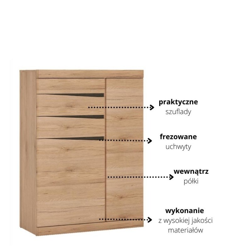 Komoda 2D-3S Summer Typ 33 Meble Wójcik Kolekcja Summer