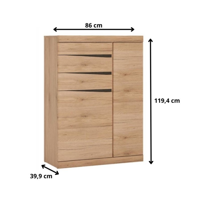 Komoda 2D-3S Summer Typ 33 Meble Wójcik Kolekcja Summer