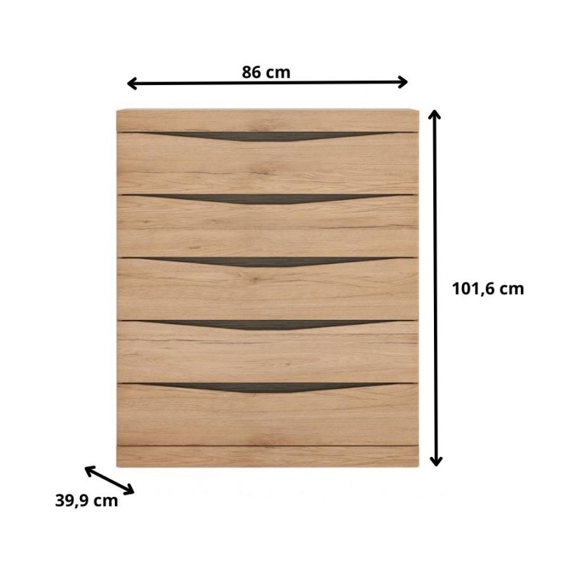 Komoda 5S Summer Typ 34 Meble Wójcik Kolekcja Summer