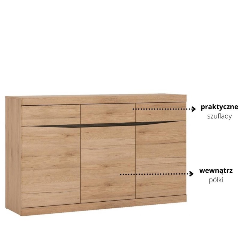Komoda 3D-3S Summer Typ 42 Meble Wójcik Kolekcja Summer