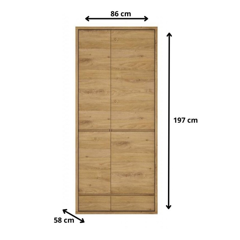 Szafa 2D-2S Shetland Typ 20 Meble W&oacute;jcik Kolekcja Shetland