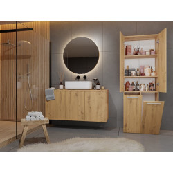 SŁUPEK ŁAZIENKOWY NEL ART 2 KOSZE DRZWI DŁUGI KPL