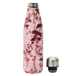 Butelka termiczna Flower różowa 500ml