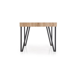 YOHANN stół dąb san remo / czarny (1p 1szt) YOHANN stół dąb san remo / czarny (1p 1szt)