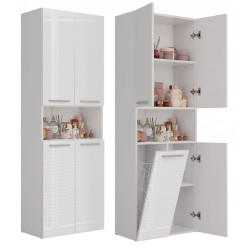 SZAFKA ŁAZIENKOWA NEL DK 1K 60CM - BIEL POŁYSK SZAFKA ŁAZIENKOWA NEL DK 1K 60CM - BIEL POŁYSK