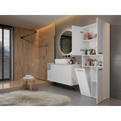 SZAFKA ŁAZIENKOWA NEL DK 1K 60CM - BIEL POŁYSK SZAFKA ŁAZIENKOWA NEL DK 1K 60CM - BIEL POŁYSK