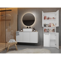 SZAFKA ŁAZIENKOWA NEL DK 1K 60CM - BIEL POŁYSK SZAFKA ŁAZIENKOWA NEL DK 1K 60CM - BIEL POŁYSK