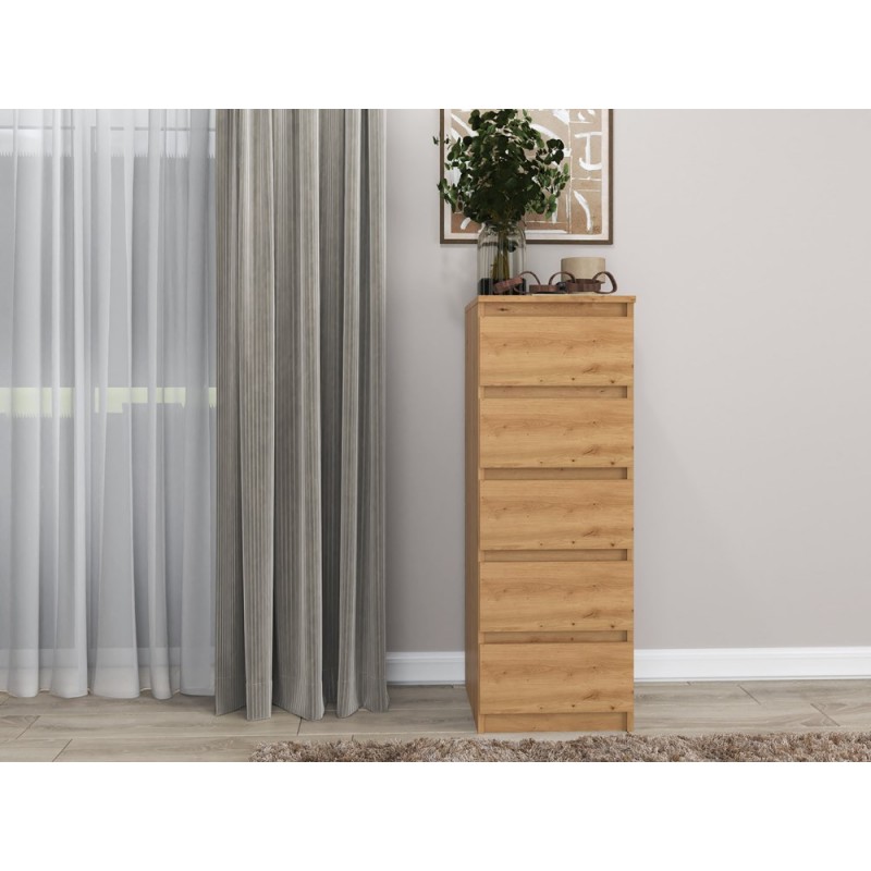 KOMODA MISTY W5 40 cm - DĄB ARTISAN