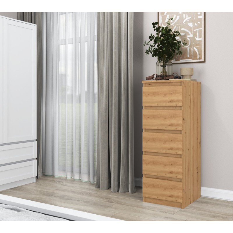 KOMODA MISTY W5 40 cm - DĄB ARTISAN