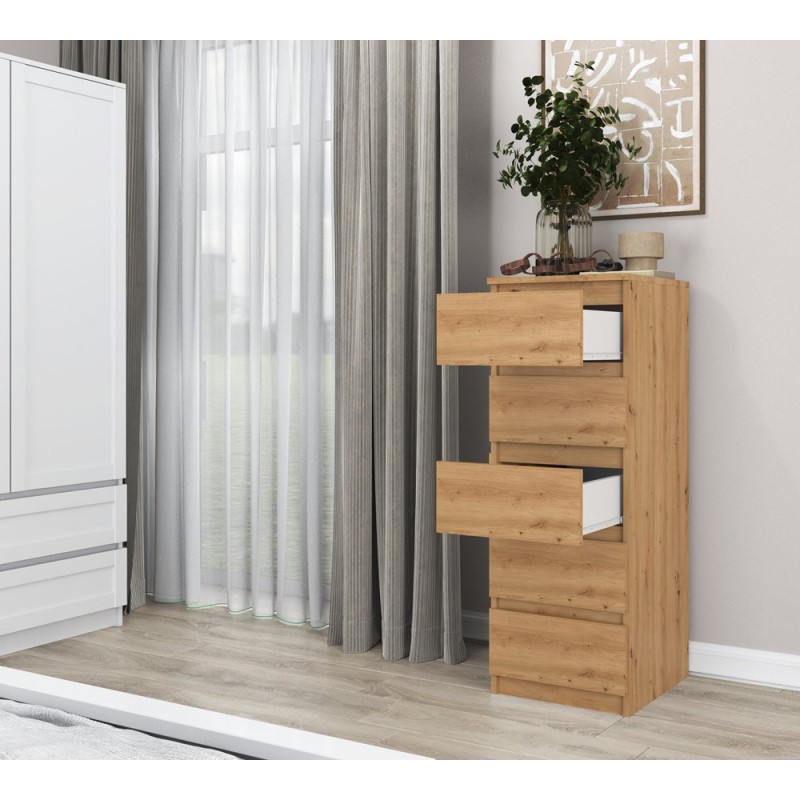 KOMODA MISTY W5 40 cm - DĄB ARTISAN