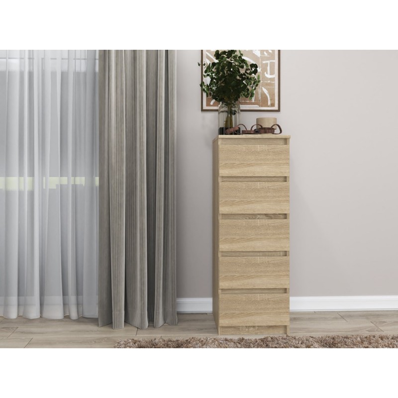 KOMODA MISTY W5 40 cm - DĄB SONOMA