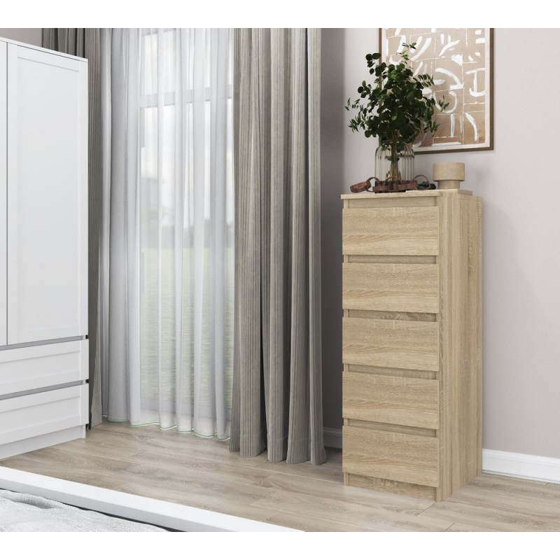 KOMODA MISTY W5 40 cm - DĄB SONOMA