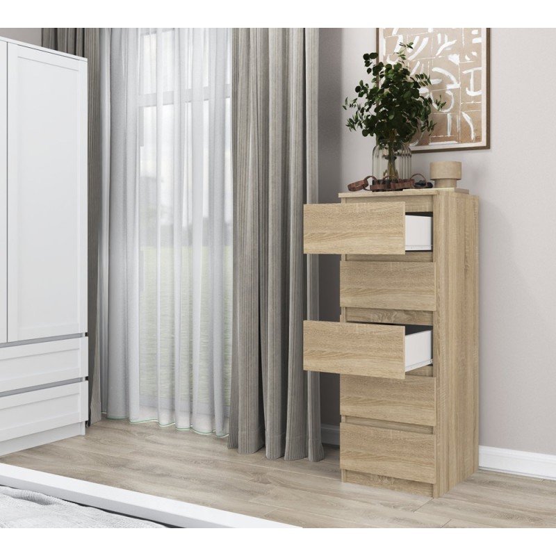 KOMODA MISTY W5 40 cm - DĄB SONOMA