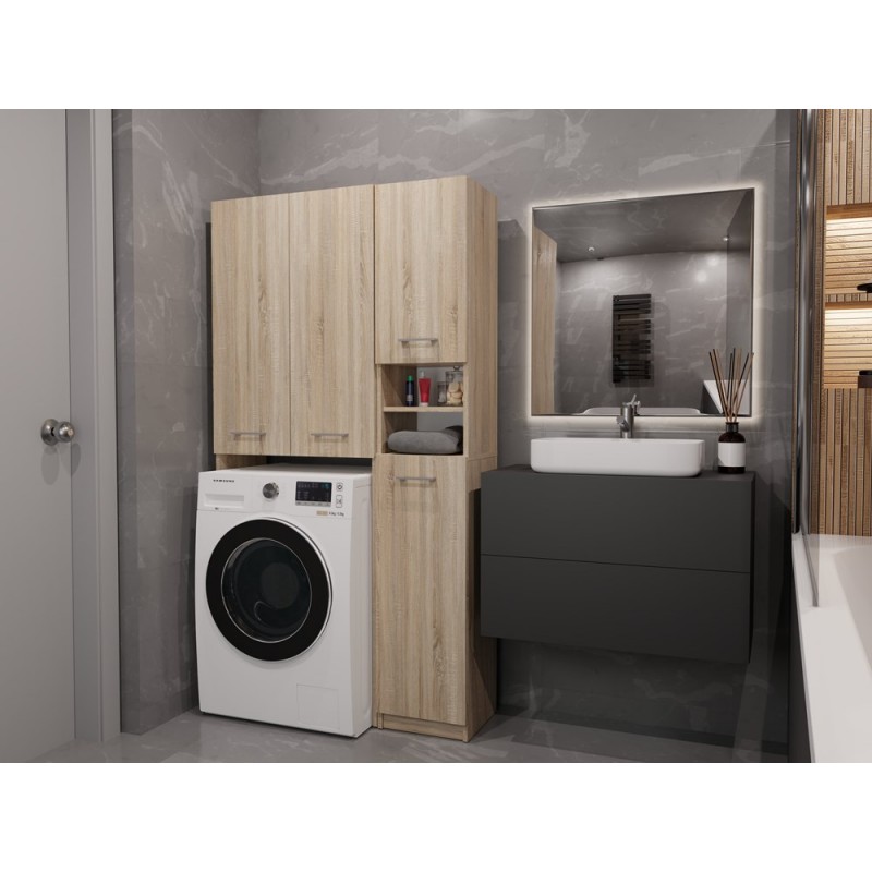 ZESTAW ŁAZIENKOWY MARPOL DD SZAFKA DĄB SONOMA