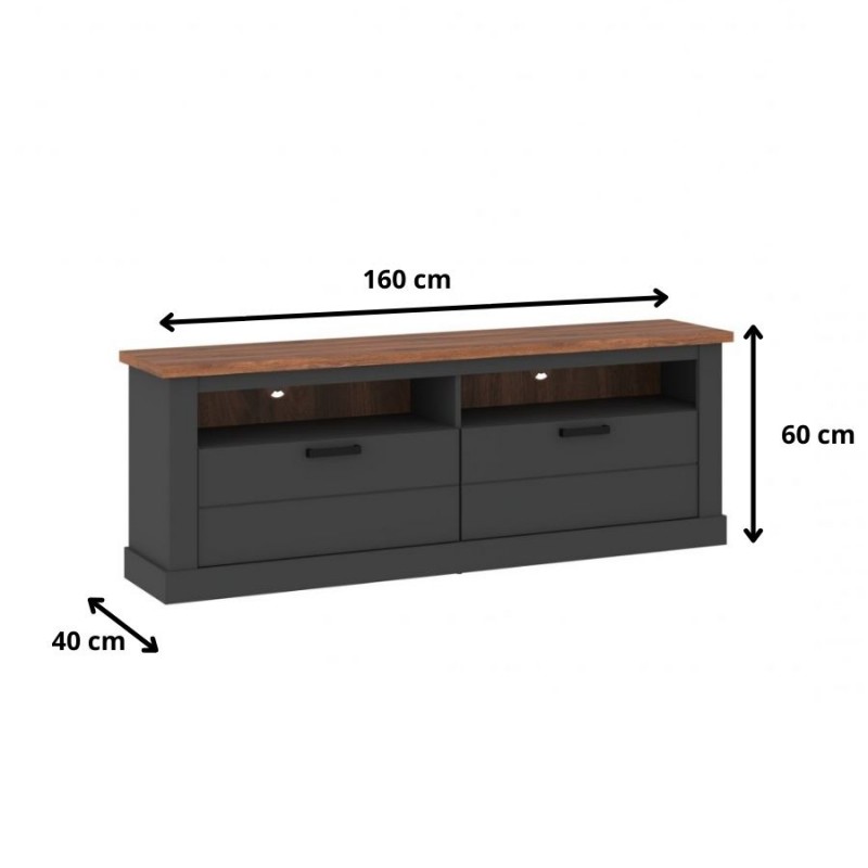 Komoda RTV Perazzo 2S Typ PEZF01 Meble Wójcik