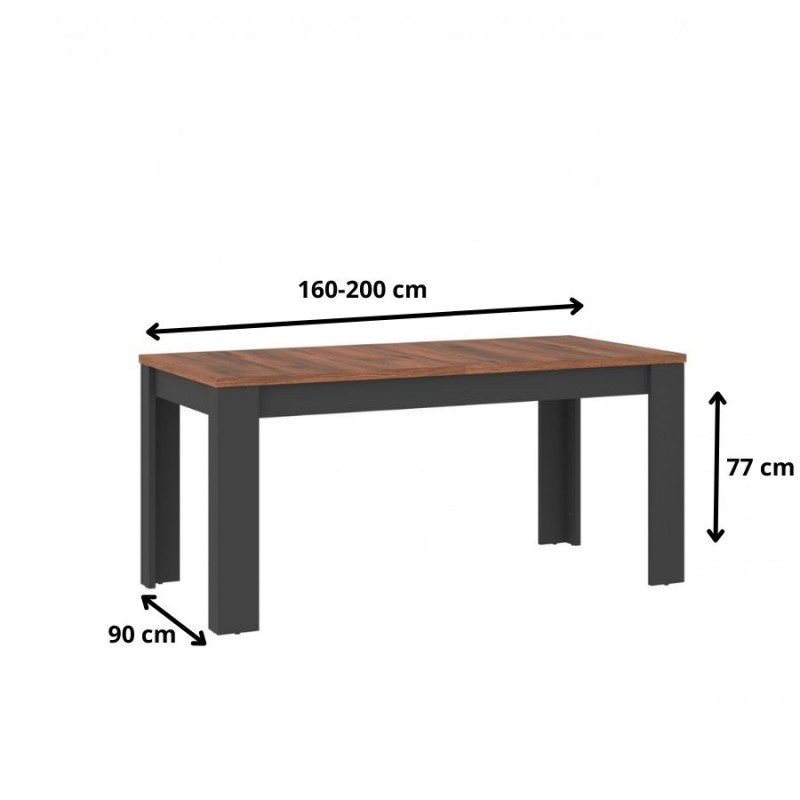 Stół Rozkładany Perazzo Typ PEZT02 Meble Wójcik