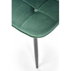 Krzesło tapicerowane Orchid ciemny zielony