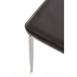 Krzesło tapicerowane Peony czarne