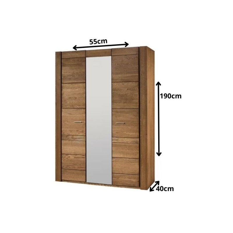 Szafa 3-drzwiowa Velvet Typ 73 Szynaka Meble Kolekcja Velvet