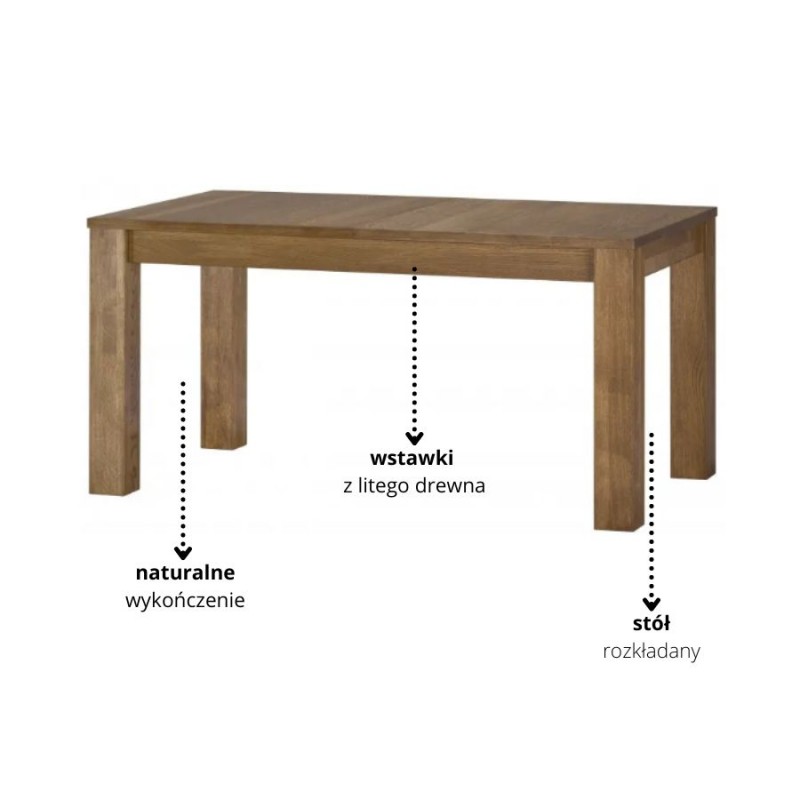 Stół rozkładany Velvet Typ 40 Szynaka Meble Kolekcja Velvet