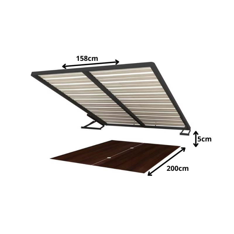 Pojemnik z podnośnikiem i dnem do łóżka Porti Typ 77 Szynaka