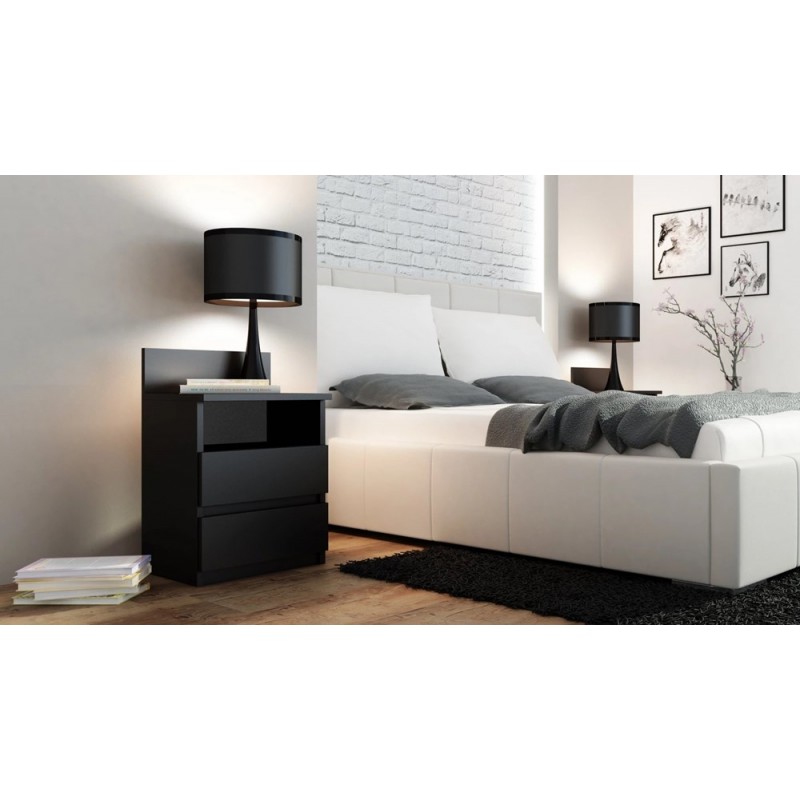 SZAFKA NOCNA MISTY M1 40 cm - CZARNY