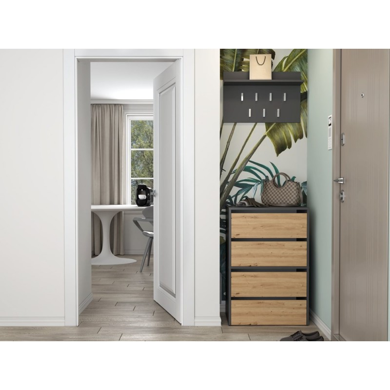 SZAFKA NA BUTY MODO X2 ANTRACYT/ARTISAN